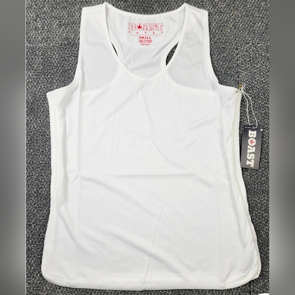 Boast Women's White Sports Tank Top